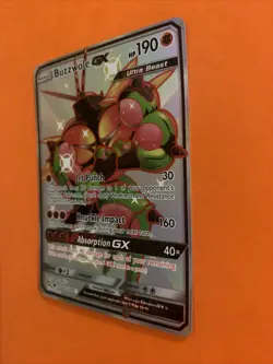 2019 Pokemon Hidden Fates: Shiny Vault Buzzwole GX Full Art Holo #SV68/SV94 - Image 4