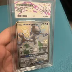 Mewtwo GX SV59/SV94 ACE 10 PERFECT SUBGRADES - Hidden Fates - Pokemon Card - Image 1