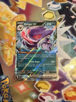 Gengar EX 104/162 Sv05: Temporal Forces Holo NM/M Pokemon TCG Card - Image 1