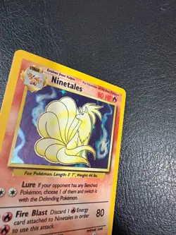Pokemon WOTC 1999 Base Set Ninetales Rare Holo Vintage Pokemon Card NM - Image 2