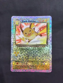 Pokemon Cards: Legendary Collection Reverse Holo: Dark Raichu 7/110 - Image 1
