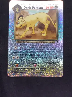 Pokemon Cards: Legendary Collection Reverse Holo: Dark Persian 6/110 - Image 2