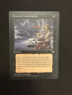 Magic the Gathering Demonic Consultation Ice Age - Image 1