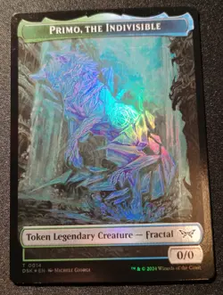 Primo, The Indivisible / Manifest Token - DSK - MTG - EN - NM - 0014/0016 - Image 1
