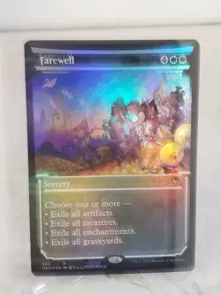 x1 Farewell - Foil Etched - Showcase R MTG Kamigawa: Neon Dynasty NM, English - Image 1