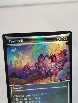 x1 Farewell - Foil Etched - Showcase R MTG Kamigawa: Neon Dynasty NM, English - Image 3