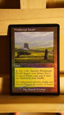 Windswept Heath - Retro Border - Foil - NM - Modern Horizons 3 - MTG - Image 1