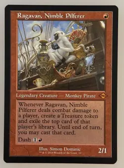 Ragavan, Nimble Pilferer (Retro Frame) Modern Horizons 2 Regular - Image 1