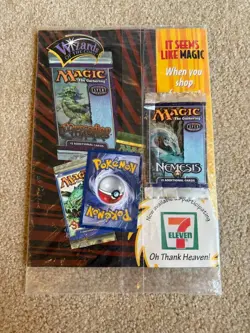 NEW FACT SLD MARCH 2000 TOP DECK MAG MAGIC THE GATHERING NEMESIS PACK + POKEMON! - Image 1