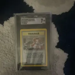 Pokemon Rocket's Sneak Attack Team Rocket 1st Edition Trainer SGC 7 Graded 2000 - Image 1