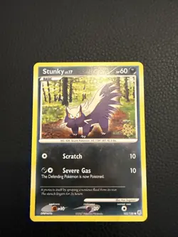 Stunky 102/130 - Countdown Calendar Snowflake Stamped Promo - Pokemon TCG LP/MP - Image 1