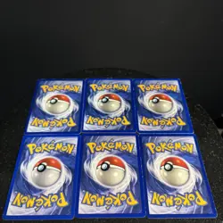 Pikachu Lot (6) Base Set unlimited 1999 Vintage Pokemon - Image 2