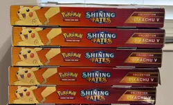 2021 Pokemon Pikachu V Collection Shining Fates Brand New Sealed Lot of 5! - Image 3