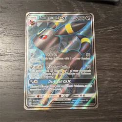 Pokemon Umbreon GX Ultra Rare Full Art Holo 142/149 SM Base Set HP 200 Stage 1 - Image 1