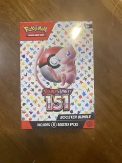 POKEMON NEW & FACTORY SEALED SCARLET & VIOLET 151 BOOSTER BUNDLE BOX-6 PACK - Image 1