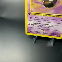 Gastly 33/62 - Fossil Set 1st Edition Vintage Pokemon Card LP WOTC 1999 - Image 4