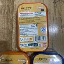 One Piece TCG 3x Mini Tin Pack Set VOL. 2 TS-02 Sealed ENG Luffy Ace Sabo OP-09 - Image 4