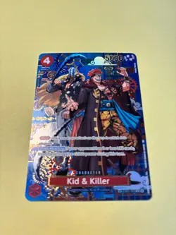 Kid & Killer EB01-003 SP SR The Azure Sea's Seven ONE PIECE Card English 2025 - Image 1