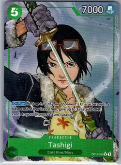 Tashigi (Alt Art) OP12-031 English Legacy of the Master - One Piece Card - NM - Image 1