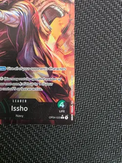 Issho OP04-020 Leader Alternate Art One Piece Card Game TCG - ENGLISH NM - Image 5