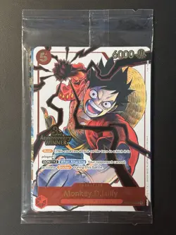One Piece CCG Luffy Sabo Ace OP13 3rd Anniversary English Winner Pack SEALED 🔥 - Image 1