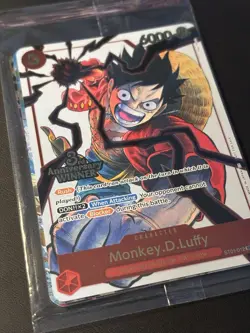 One Piece CCG Luffy Sabo Ace OP13 3rd Anniversary English Winner Pack SEALED 🔥 - Image 2