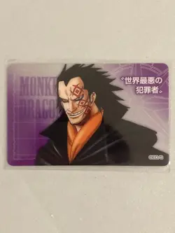 Monkey D Dragon One Piece Jump Festa (Fair / Festival) Acrylic Card Japanese - Image 1