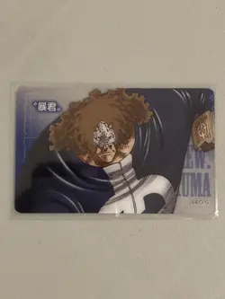 Kuma One Piece Jump Festa (Fair / Festival) Acrylic Card Japanese - Image 1