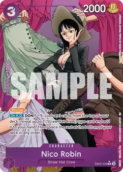 One Piece Anime 25th Collection Nico Robin Alt Art EB02-036 NM english - Image 1