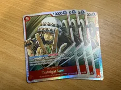 4 X Trafalgar Law (OP14-009) - Azure Sea's Seven (One Piece) ENGLISH - Image 1