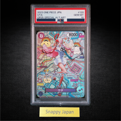 PSA 10 Uta SP Alt Art OP02 120 2023 SEC Awakening of the New Era One Piece Mint - Image 1