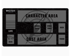 One Piece TCG Card Game Play mat BLACK TCG card mat duel play mat OPCG pad - Image 1