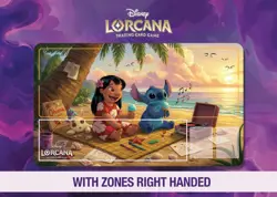 Disney Lorcana Playmat - Lilo & Stitch - Beach Picnic - TCG - Custom Playmat - - Image 3