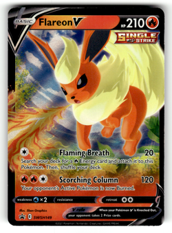 Flareon V - SWSH149 Holo Promo SWSH: Sword & Shield Promo Cards LP - Image 1