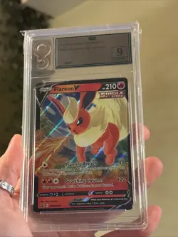 Flareon V Swsh149 Swsh: Sword & Shield Promo Cards Holo Only Graded 9 - Image 1