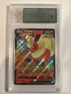 Flareon V Swsh149 Swsh: Sword & Shield Promo Cards Holo Only Graded 9 - Image 2