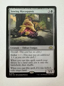 Sowing Mycospawn - Regular Rare #170 NM Modern Horizons 3 MTG - Image 1