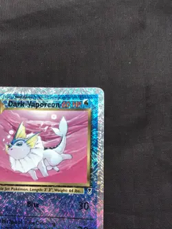 Pokemon Cards: Legendary Collection Reverse Holo: Dark Vaporeon 9/110 - Image 4