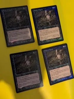 Wall of Vipers x4 Playset MTG CARD OLD BORDER FOIL 4 CARD. PROPHECY JUNE 2000. - Image 1