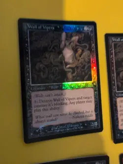 Wall of Vipers x4 Playset MTG CARD OLD BORDER FOIL 4 CARD. PROPHECY JUNE 2000. - Image 2