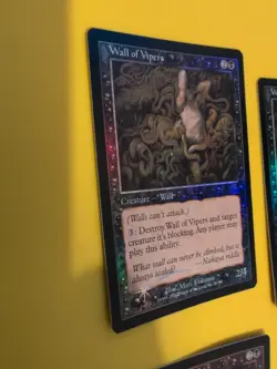 Wall of Vipers x4 Playset MTG CARD OLD BORDER FOIL 4 CARD. PROPHECY JUNE 2000. - Image 3