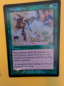 Wing Storm x4 sorcery MTG CARD OLD BORDER FOIL 4 CARD. PROPHECY JUNE 2000. - Image 3