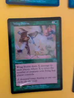 Wing Storm x4 sorcery MTG CARD OLD BORDER FOIL 4 CARD. PROPHECY JUNE 2000. - Image 5