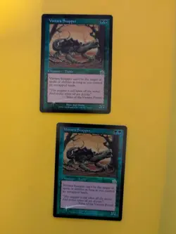 Vintara Snapper x2 Turtle MTG CARD OLD BORDER FOIL 2 CARD. PROPHECY JUNE 2000. - Image 1