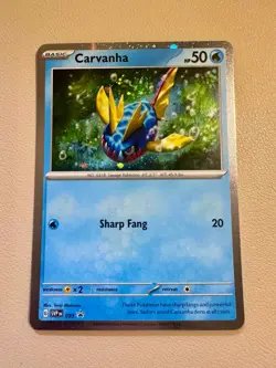 Carvanha 093 Sv: Scarlet & Violet Promo Cards Holo NM - Image 1