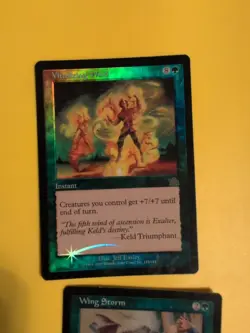 Vitalizing Wind & Wing Storm MTG CARD OLD BORDER FOIL 2 CARD. PROPHECY JUNE 2000 - Image 2