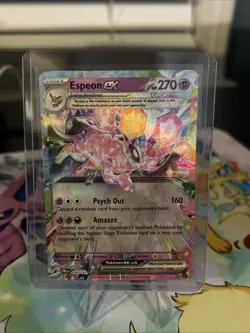 Pokemon TCG Espeon EX Prismatic Evolutions Card 034/131 En - Image 1