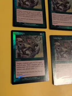 Wild Might Playset Instant MTG 4 CARD OLD BORDER FOIL CARD. PROPHECY JUNE 2000. - Image 5