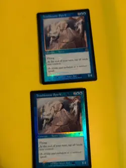 Troublesome Spirit x2 MTG CARD OLD BORDER FOIL 2 CARD. PROPHECY JUNE 2000. - Image 1