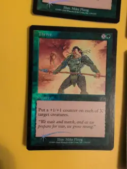 Thrive. Playset 4 Sorcery. MTG CARD OLD BORDER FOIL CARD. PROPHECY JUNE 2000. - Image 4